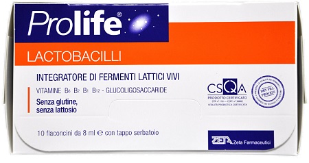 PROLIFE LACTOBACILLI 10 FLACONCINI 8 ML - Parafarmacia Mostacciano