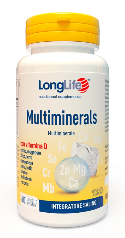 LONGLIFE MULTIMINERALS 60 TAVOLETTE - Parafarmacia Mostacciano