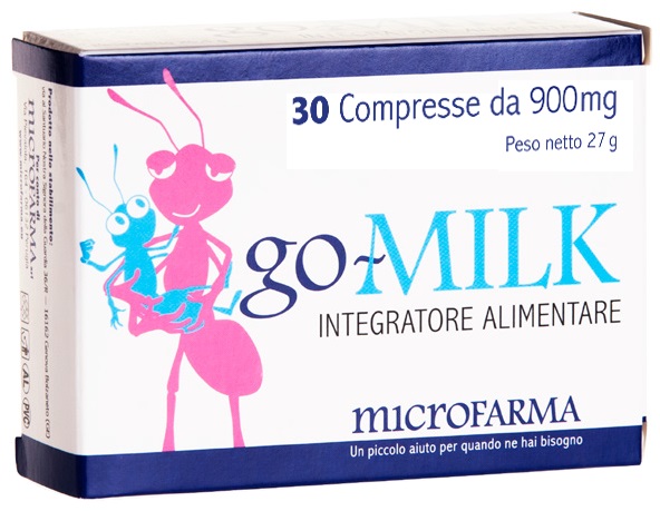 GO-MILK 30 COMPRESSE - Parafarmacia Mostacciano