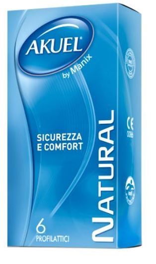 PROFILATTICO ANSELL AKUEL BY MANIX NATURAL B 6 PEZZI - Parafarmacia Mostacciano