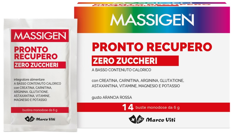 MASSIGEN PRONTO RECUPERO ZERO ZUCCHERI 14 BUSTINE - Parafarmacia Mostacciano