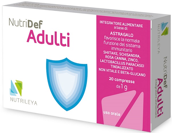 NUTRIDEF ADULTI 20 COMPRESSE - Parafarmacia Mostacciano