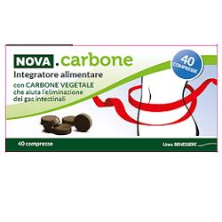 NOVA CARBONE VEGETALE 40 COMPRESSE - Parafarmacia Mostacciano