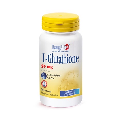 LONGLIFE LGLUTATHIONE 90 COMPRESSE 50 MG - Parafarmacia Mostacciano