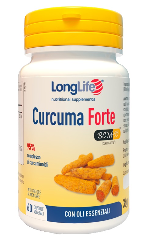 LONGLIFE CURCUMA FORTE 60 CAPSULE VEGETALI - Parafarmacia Mostacciano