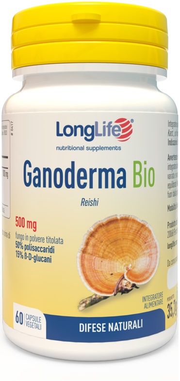 LONGLIFE GANODERMA BIO 60 CAPSULE - Parafarmacia Mostacciano
