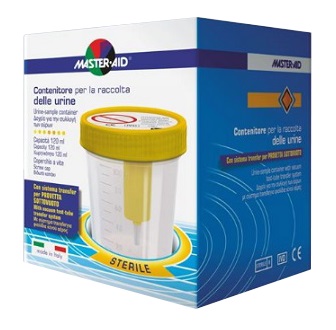 CONTENITORE RACCOLTA URINA SOTTOVUOTO MASTER-AID 120 ML - Parafarmacia Mostacciano