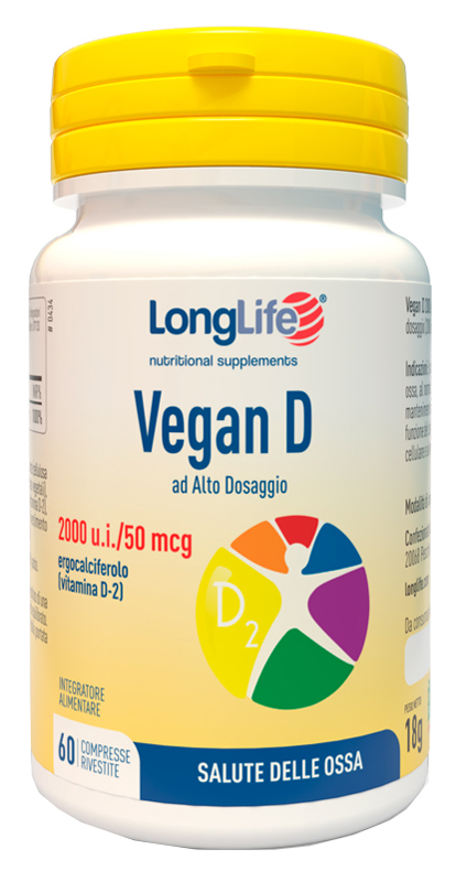LONGLIFE VEGAN D 60 COMPRESSE - Parafarmacia Mostacciano