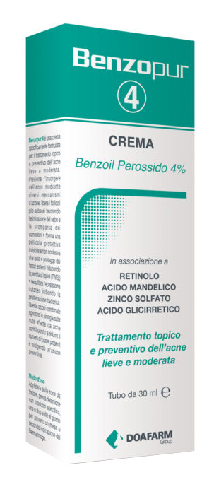 BENZOPUR 4 CREMA 30 ML - Parafarmacia Mostacciano