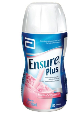 ENSURE PLUS FRAGOLA 4 BOTTIGLE DA 200 ML - Parafarmacia Mostacciano