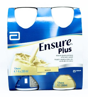 ENSURE PLUS BANANA 4 BOTTIGLIE DA 200 ML - Parafarmacia Mostacciano