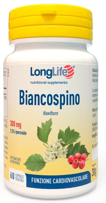 LONGLIFE BIANCOSPINO 60 CAPSULE VEGETALI - Parafarmacia Mostacciano