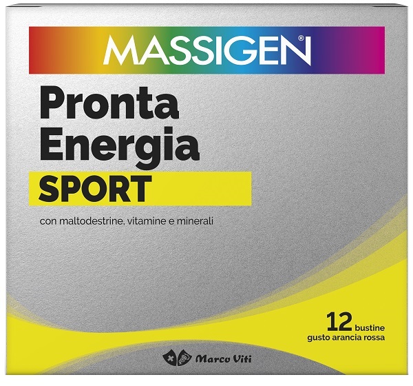 MASSIGEN SPORT PRONTA ENERGIA 12 BUSTINE - Parafarmacia Mostacciano