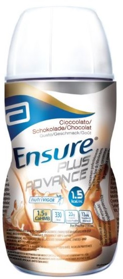 ENSURE PLUS ADVANCE CIOCCOLATO 4 BOTTIGLIE DA 220 ML - Parafarmacia Mostacciano