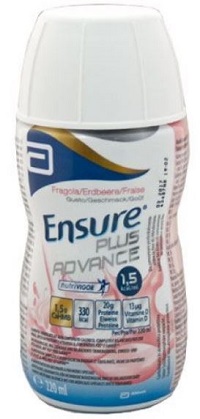 ENSURE PLUS ADVANCE FRAGOLA 4 BOTTIGLIE DA 220 ML - Parafarmacia Mostacciano