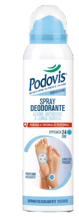 PODOVIS DEODORANTE SPRAY EFFETTO ASCIUTTO 150 ML - Parafarmacia Mostacciano