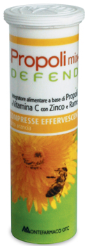 PROPOLI MIX DEFEND 10 COMPRESSE EFFERVESCENTI GUSTO ARANCIA - Parafarmacia Mostacciano