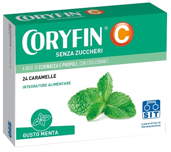 CORYFIN C SENZA ZUCCHERO MENTOLO 48 G - Parafarmacia Mostacciano