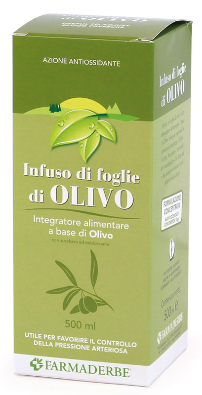 OLIVO INFUSO FOGLIE 500 ML - Parafarmacia Mostacciano