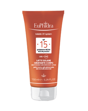 EUPHIDRA KALEIDO UV SYSTEM LATTE SOLARE CORPO 15 - Parafarmacia Mostacciano