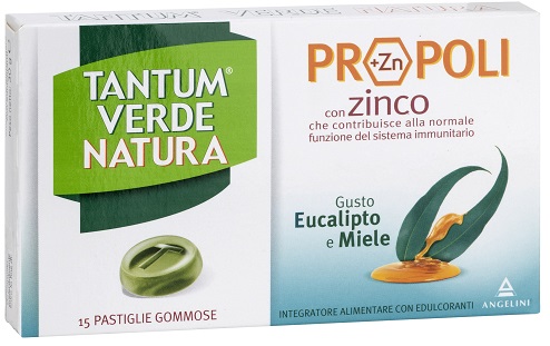 TANTUM VERDE NATURA PASTIGLIE GOMMOSE EUCALIPTO & MIELE 30 G - Parafarmacia Mostacciano