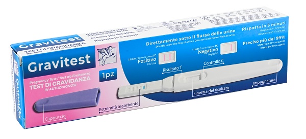 TEST GRAVIDANZA GRAVITEST 1 PEZZO - Parafarmacia Mostacciano
