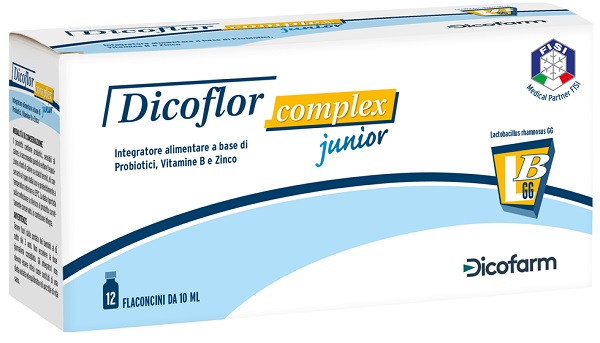DICOFLOR COMPLEX JUNIOR 12 FLACONI DA 10 ML - Parafarmacia Mostacciano