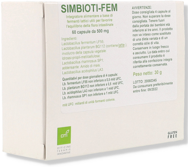 SIMBIOTI FEM 60 CAPSULE - Parafarmacia Mostacciano
