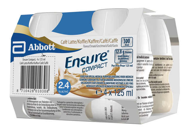 ENSURE COMPACT CAFFE 4 BOTTIGLIE DA 125 ML - Parafarmacia Mostacciano