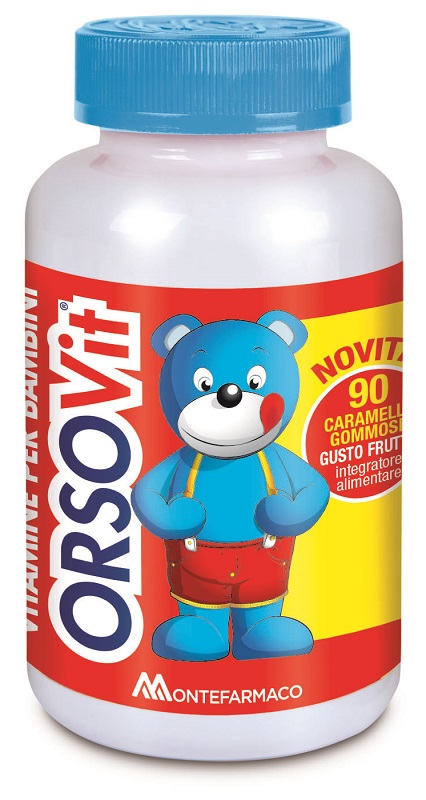 ORSOVIT CARAMELLE GOMMOSE 90 PEZZI - Parafarmacia Mostacciano