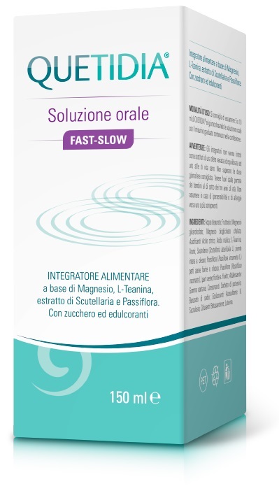 QUETIDIA SOLUZIONE ORALE FAST SLOW 150 ML - Parafarmacia Mostacciano