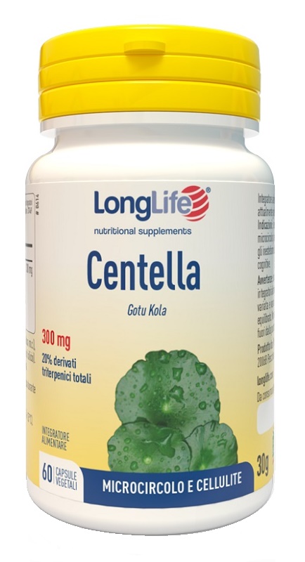 LONGLIFE CENTELLA 20% 60 CAPSULE - Parafarmacia Mostacciano