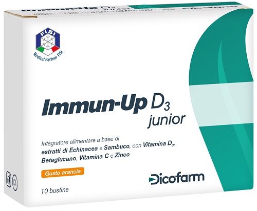 IMMUN UP D3 JUNIOR 10 BUSTINE DA 3 G - Parafarmacia Mostacciano
