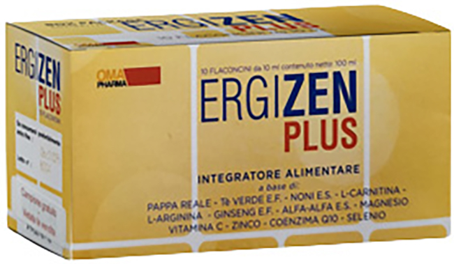 ERGIZEN PLUS INTEGRATORE ENERGIZZANTE 10 FLACONCINI DA 10 ML - Parafarmacia Mostacciano