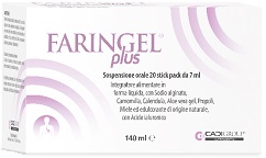FARINGEL PLUS 20 STICK PACK 7 ML - Parafarmacia Mostacciano
