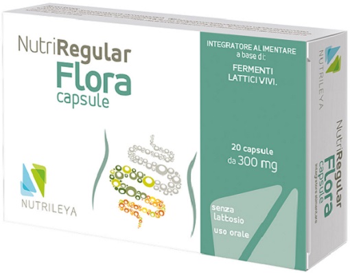 NUTRIREGULAR FLORA 20 CAPSULE - Parafarmacia Mostacciano