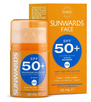 SUNWARDS FACE CREAM SPF 50+ 50 ML - Parafarmacia Mostacciano