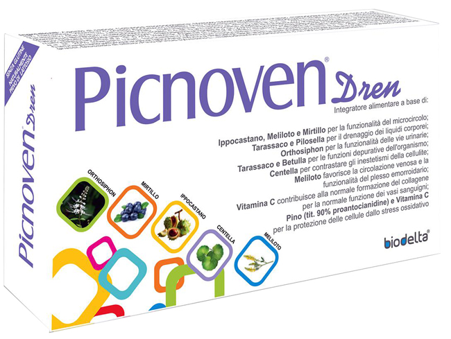 PICNOVEN DREN 100 COMPRESSE 62 G - Parafarmacia Mostacciano