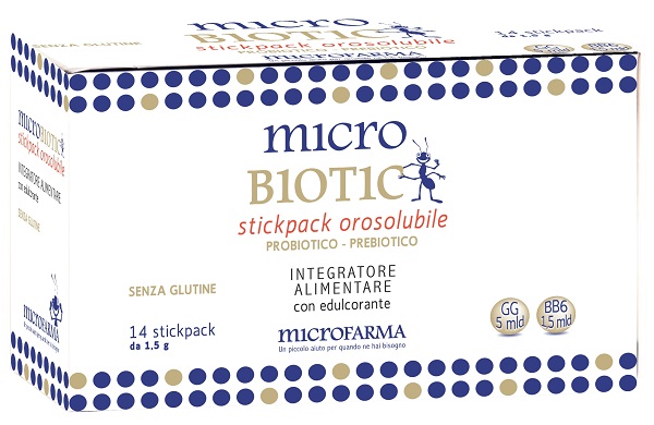 MICROBIOTIC STICK PACK 14 BUSTINE - Parafarmacia Mostacciano