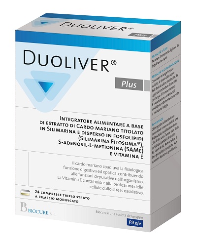 DUOLIVER PLUS 24 COMPRESSE - Parafarmacia Mostacciano