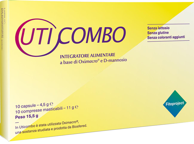 UTICOMBO 10 CAPSULE + 10 COMPRESSE MASTICABILI - Parafarmacia Mostacciano