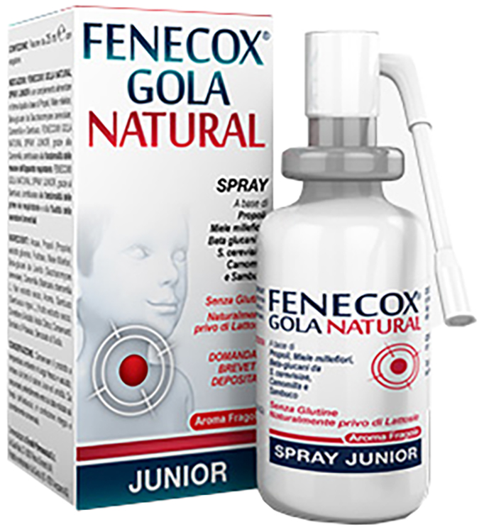 FENECOX GOLA NATURAL SPRAY JUNIOR 25 ML - Parafarmacia Mostacciano