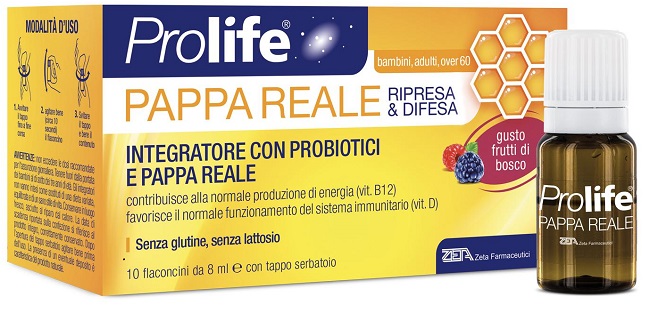 PROLIFE PAPPA REALE 10 FLACONI DA 8 ML - Parafarmacia Mostacciano