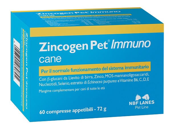 ZINCOGEN PET IMMUNO 60 COMPRESSE - Parafarmacia Mostacciano