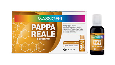 MASSIGEN PAPPA REALE 10 FLACONI DA 25 ML - Parafarmacia Mostacciano