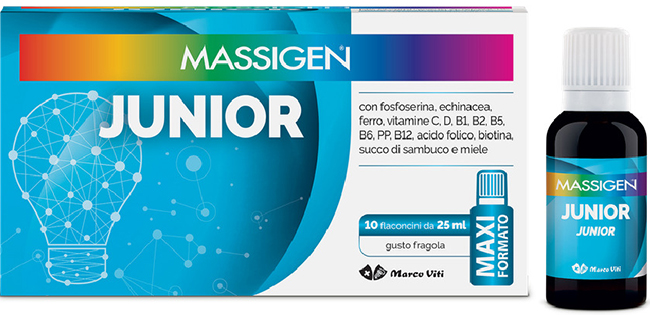 MASSIGEN JUNIOR 10 FLACONI DA 25 ML - Parafarmacia Mostacciano