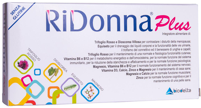 RIDONNA PLUS 30 COMPRESSE - Parafarmacia Mostacciano