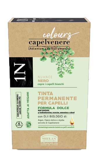 CAPELVENERE COLOURS TINTA CAPELLI 1N NERO - Parafarmacia Mostacciano