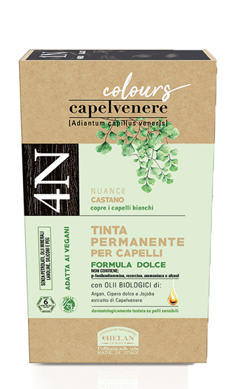 CAPELVENERE COLOURS TINTA CAPELLI 4N CASTANO - Parafarmacia Mostacciano