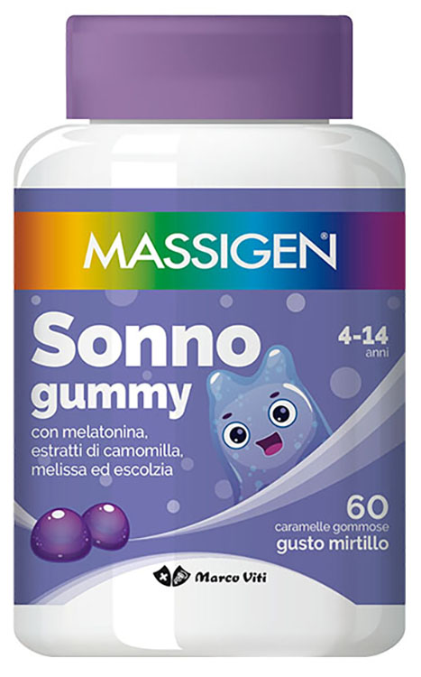 MASSIGEN SONNO GUMMY 60 CARAMELLE - Parafarmacia Mostacciano